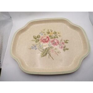 Vintage Avon Decorative Serving Tray Floral Bouquet Made in England